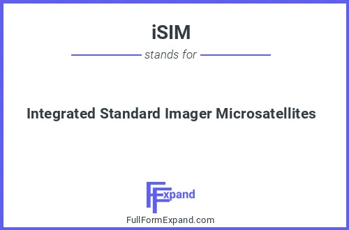 Full form of iSIM