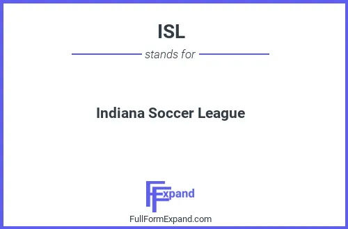 Full form of ISL