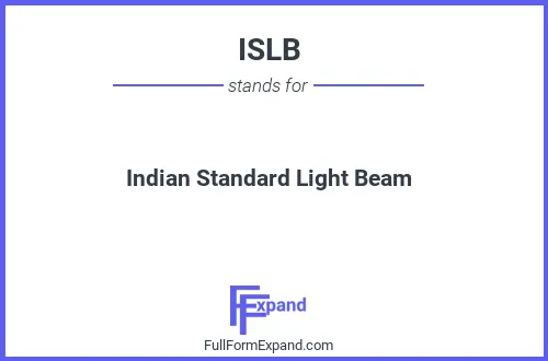 Full form of ISLB