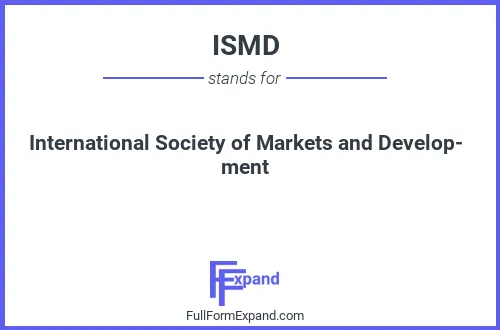 Full form of ISMD