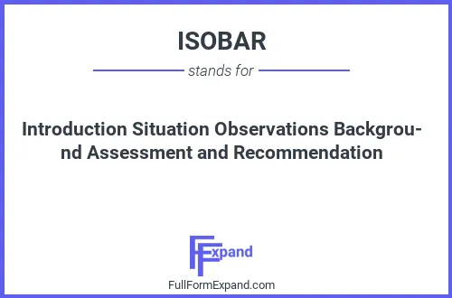 Full form of ISOBAR