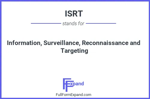 Full form of ISRT