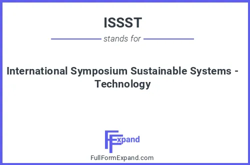 Full form of ISSST