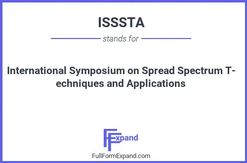 Full form of ISSSTA
