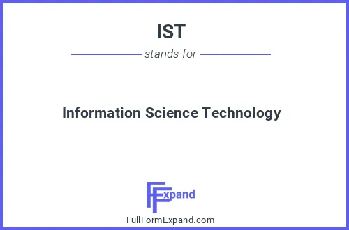 Full form of IST