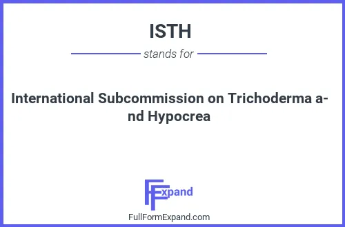 Full form of ISTH
