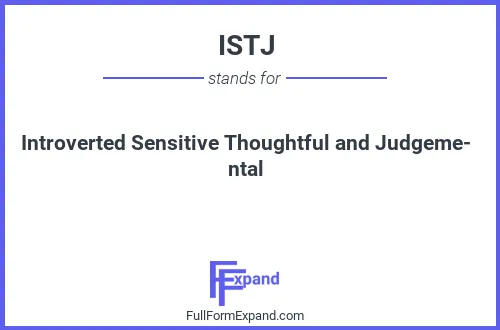 Full form of ISTJ