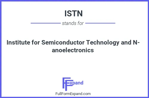 Full form of ISTN