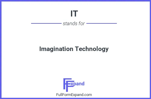 Full form of IT