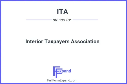 Full form of ITA