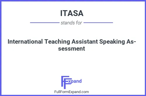 Full form of ITASA