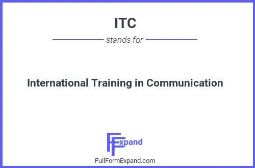 Full form of ITC