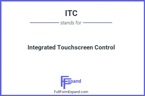 Full form of ITC