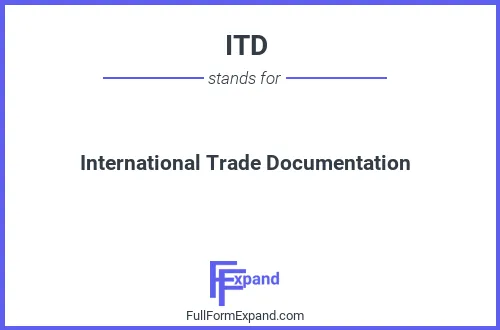 Full form of ITD