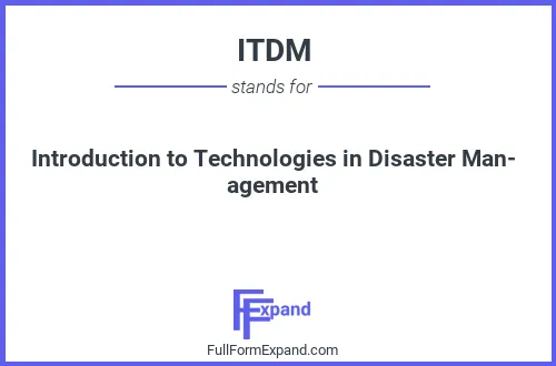 Full form of ITDM