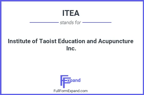 Full form of ITEA
