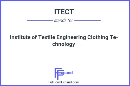 Full form of ITECT