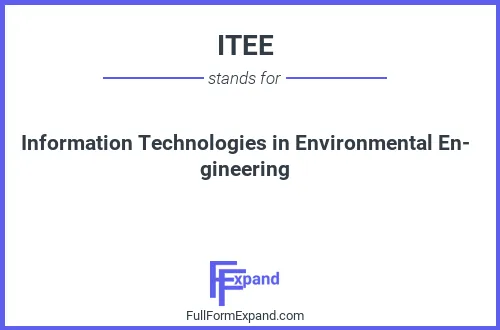 Full form of ITEE