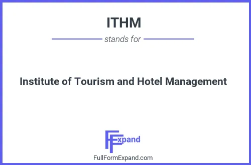 Full form of ITHM