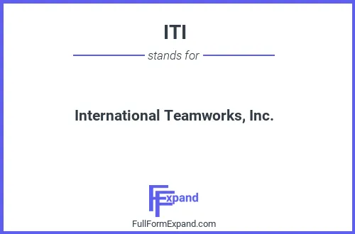 Full form of ITI