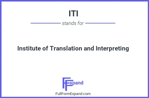Full form of ITI