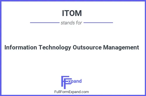 Full form of ITOM