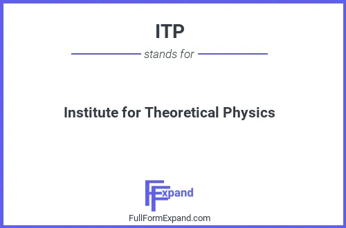 Full form of ITP