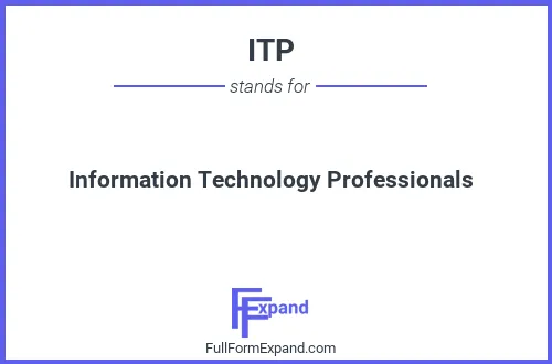 Full form of ITP
