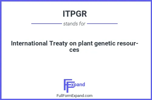 Full form of ITPGR
