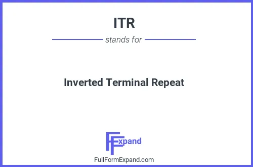 Full form of ITR