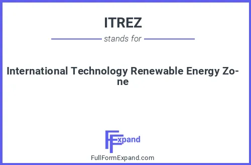 Full form of ITREZ
