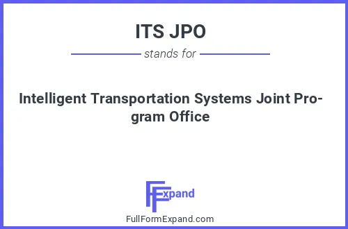 Full form of ITS JPO