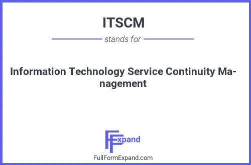 Full form of ITSCM