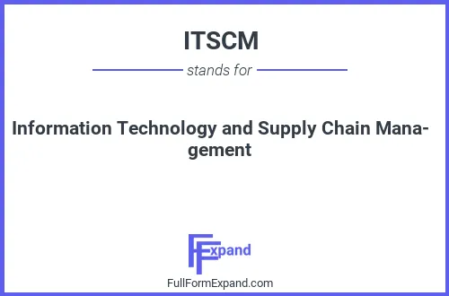 Full form of ITSCM