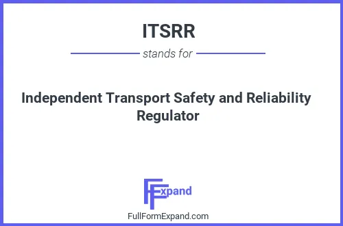 Full form of ITSRR