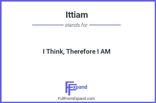 Full form of Ittiam