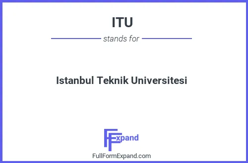 Full form of ITU