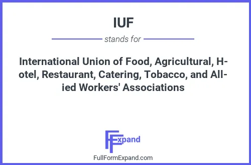 Full form of IUF