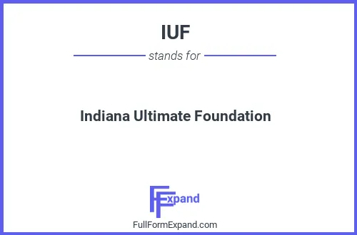 Full form of IUF