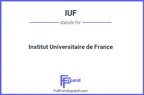 Full form of IUF