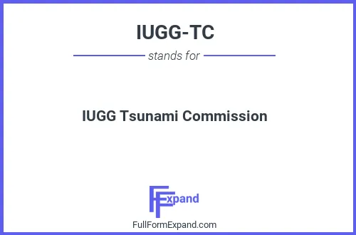 Full form of IUGG-TC