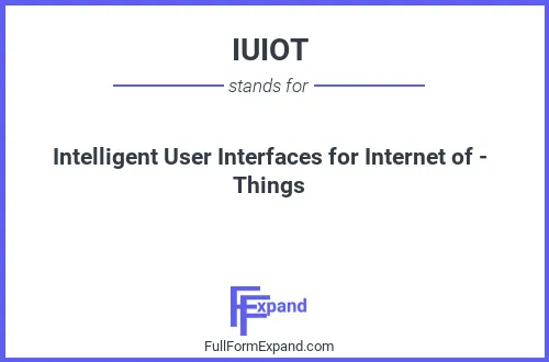 Full form of IUIOT