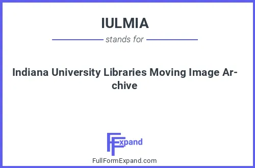 Full form of IULMIA