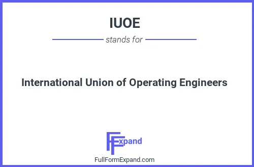 Full form of IUOE