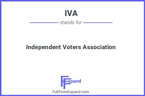 Full form of IVA