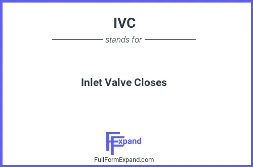 Full form of IVC