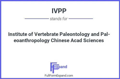 Full form of IVPP