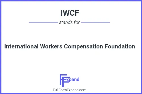 Full form of IWCF