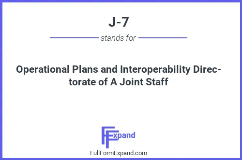 Full form of J-7