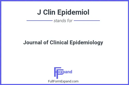 Full form of J Clin Epidemiol